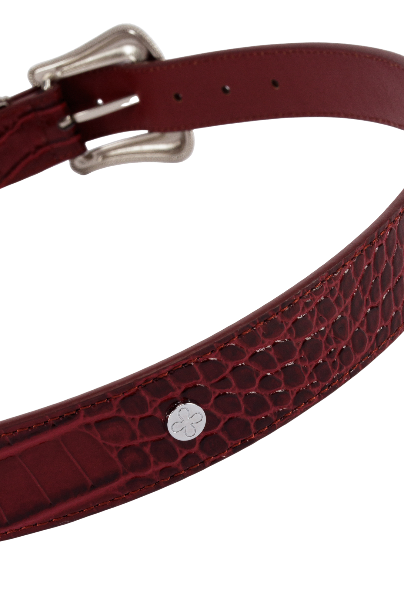 LE BORDEAUX COW LEATHER BELT