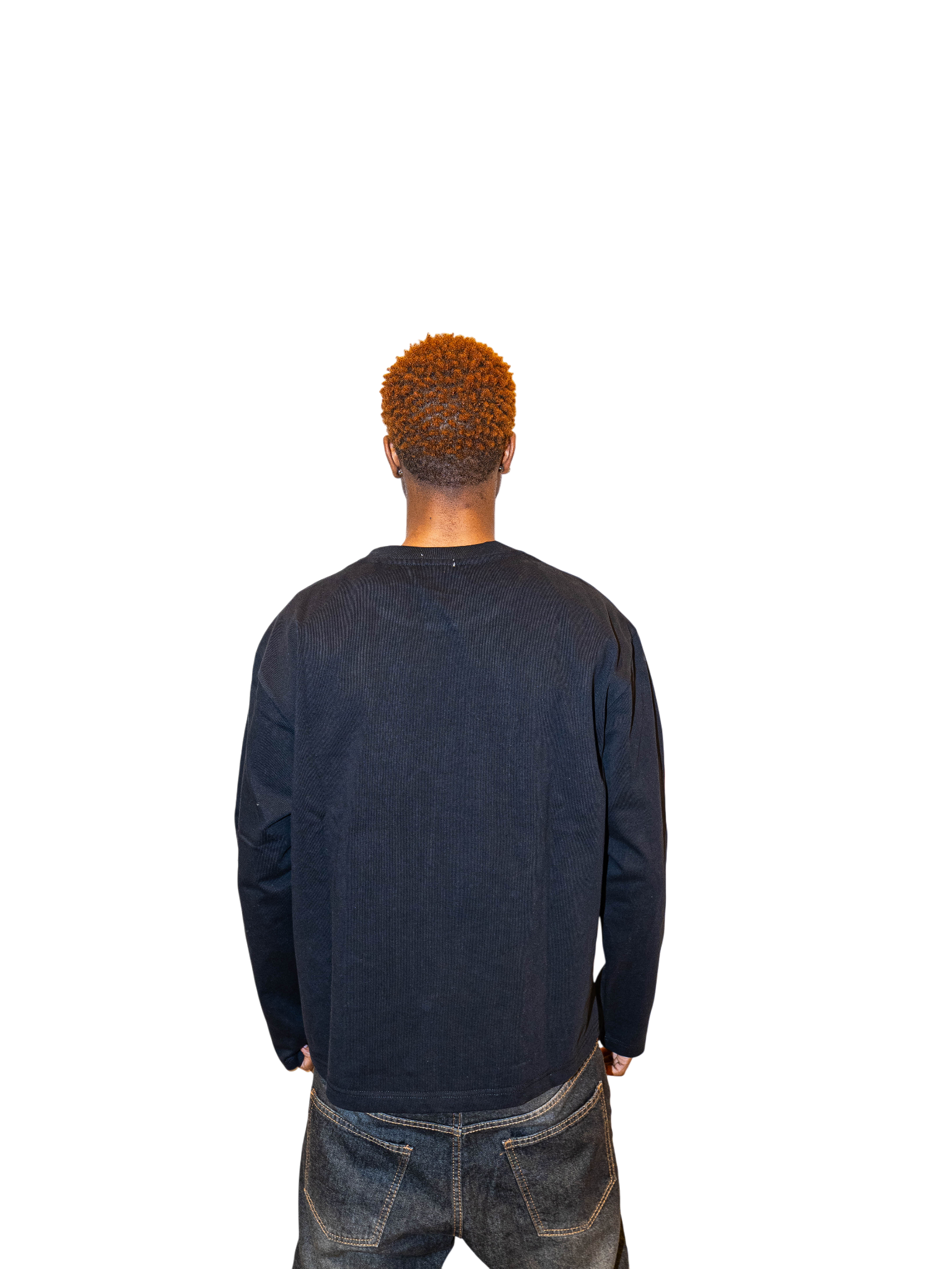 FLORAL LONGSLEEVE NOIR ET BLANC